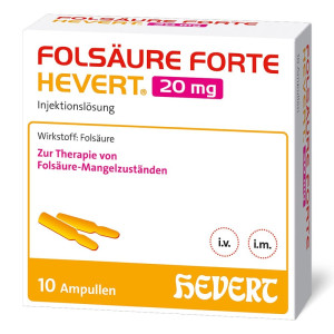 Folsäure Forte Hevert 20 Mg Iniecto - Lösung Ampullen