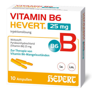 VITAMIN B HEVERT Vitamin B6 Hevert 25 mg Injektionslösung