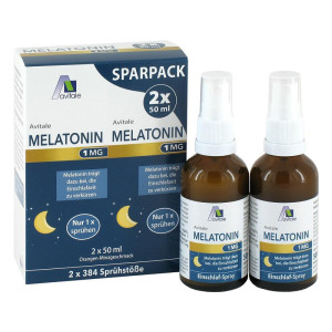 Avitale Melatonin 1 mg Einschlaf-Spray Sparpack