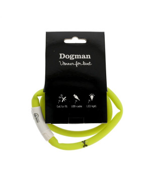 DOGMAN OPASKA LED ŻÓŁTA/FIOLETOWA PIES