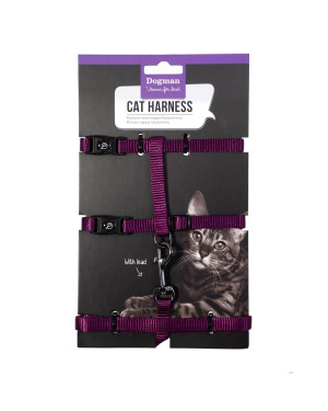 DOGMAN SZELKI DLA KOTA FINDUS PURPUROWE