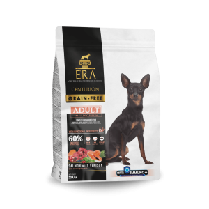 KARMA SUCHA ERA CENTURION GRAIN FREE ŁOSOŚ I JELEŃ S 2KG