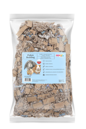 COMFY FLAKES BEDDING PODŁOŻE BAWEŁNIANO-CELULOZOWE 10L