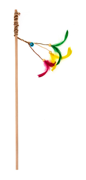 ECOMFY ZABAWKA GAIA WĘDKA PIÓRKA 50CM
