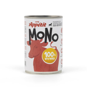 MOKRA KARMA COMFY APPETIT MONO WOŁOWINA 400G DLA PSA