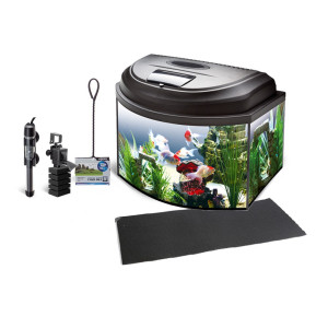 AQUAEL AKWARIUM OWALNE 20L Z WYPOSAŻENIEM