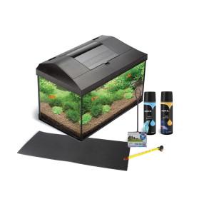 AQUAEL AKWARIUM CZARNE 25L Z WYPOSAŻENIEM
