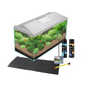 AQUAEL AKWARIUM BIAŁE 105L Z WYPOSAŻENIEM