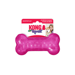 KONG SQUEEZZ CRACKLE BONE RÓŻNE KOLORY M