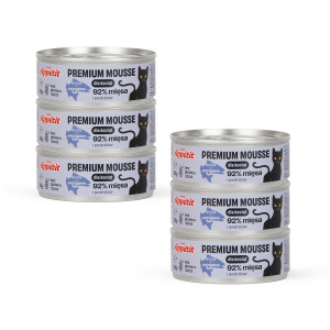 COMFY APPETIT PREMIUM MOUSSE KITTEN PSTRĄG 6X85G