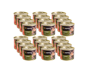 SAVORY PASZTET Z INDYKA DLA KOCIĄT 24x200 G