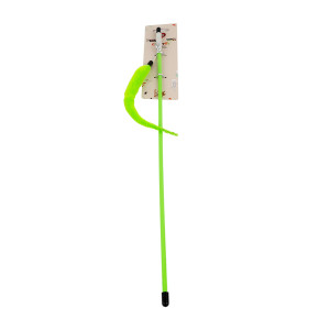 HAVE A PET ZABAWKA WILMA WĘDKA Z GĄSIENICĄ I PIÓRKAMI 46CM