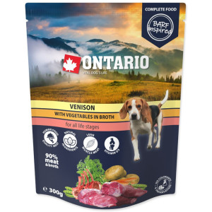 ONTARIO DOG DZICZYZNA Z WARZYWAMI 300G