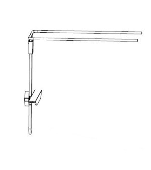 AQUAEL UCHWYT STELAŻ ULTRA SLIM 60/90 KPL