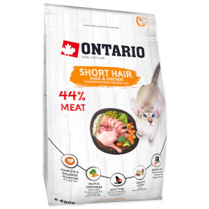 ONTARIO CAT SHORT&HAIR 400G.