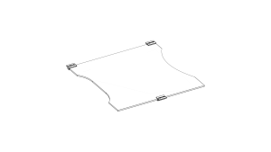 SZYBA SEPARUJĄCA OPTIBENT SET 70 BIAŁY