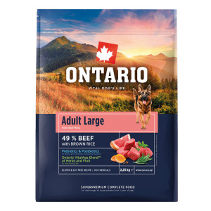 ONTARIO ADULT LARGE WOŁOWINA 2,25 KG
