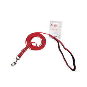 HAVE A PET SMYCZ BASIC REGULOWANA CZERWONA 1,5x160-300CM