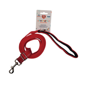 HAVE A PET SMYCZ BASIC REGULOWANA CZERWONA 2,5x160-300CM