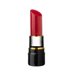 Make Up Läppstift Red, H 21cm - Kosta Boda
