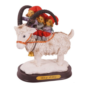 Julbock Med 3 Barn Liten - Rolf Lidberg