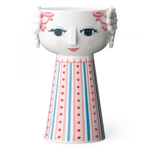Eva Ljusstake Röd, H 14cm - Bjørn Wiinblad