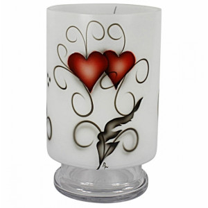 Crystal Ink Stormlykta Hjärta H 25 Cm - Nybro