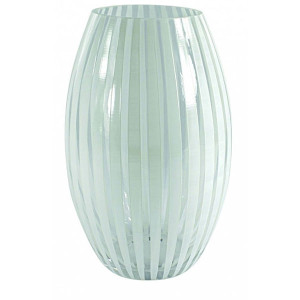 Konvex Twist Vas Vit, H 26cm - Nybro