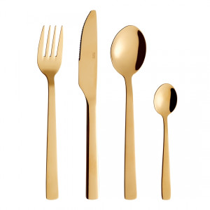 Raw Bestickset 24-Pack, Guld - Aida