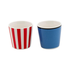 Evviva Set 2 bicchierini caffè new bone china - 90 ml - Etna