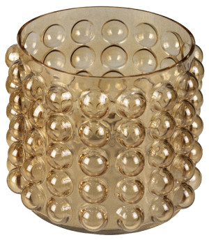 Evviva Vaso bubble ambra ø 14 x h 20 cm - Animals