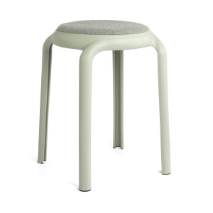 Evviva Sgabello Impilabile Con Seduta In Bouclé - Relax