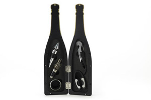 Evviva Set 5 accessori vino confezione champagne - Cheers