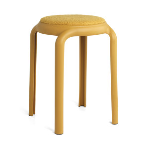 Evviva Sgabello Impilabile Con Seduta In Boucle - Relax