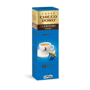 Chicco Caffè Cuor d'Oro Decaffeinato. Confezione 10 capsule