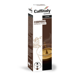 Ècaffè Caffè Corposo Espresso Forte Confezione 10 capsule