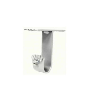 RIEL CHYCK Support plafond fer forgé Nickel mat -