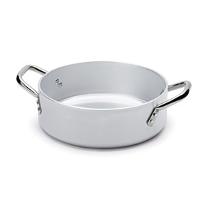 Fasa Casseruola Bassa a 2 Maniglie Professionale - Alluminio 3 mm - Diverse Misure