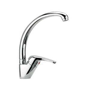 Attrezzature Professionali Rubinetto Miscelatore Professionale 0297 - Leva Corta e Canna Tonda