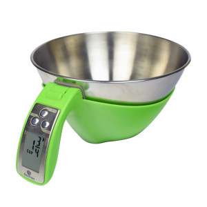 Attrezzature Professionali Bilancia da Cucina con Ciotola GREEN KS - Portata Kg 5