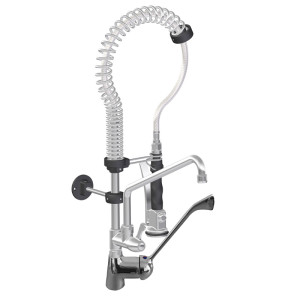 Attrezzature Professionali Gruppo Doccia MIGNON con Miscelatore a Leva e Rubinetto 4565 - Altezza Totale Cm