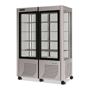 Scaiola Vetrina Verticale Refrigerata per Gelati 800BT - Temp. -5° -20° - Lt 800