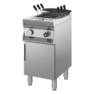 INOX BIM Cuocipasta Elettrico Armadiato - Profondità Cm 90 - Vasca Singola Lt 40
