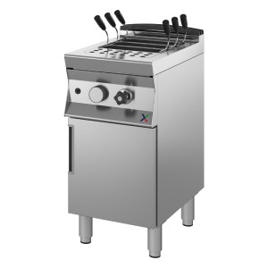 INOX BIM Cuocipasta a Gas Armadiato - Profondità Cm 90 - Vasca Singola lt 40