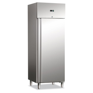 Attrezzature Professionali Frigorifero Ventilato in Acciaio Inox con Porta Cieca - Temp +2° +8°C - Capacità