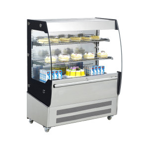 Amitek Espositore Refrigerato Murale AK200EM con 2 Ripiani - Temperatura +2° +10° C