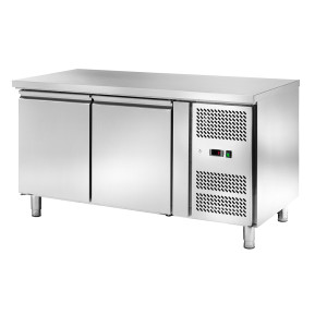 Amitek Banco Refrigerato Ventilato per Pasticceria AK2104P a 2 Porte - Capacità Interna
