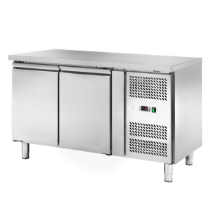 Amitek Banco Refrigerato Ventilato 2 Porte AK2104TN - Cm 136 x 70 x 85 - Temp. -2° +8°C