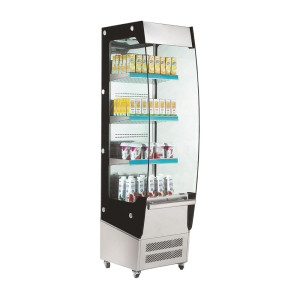 Amitek Espositore Refrigerato Murale AK220EM con 3 Ripiani - Temperatura +2° +10° C