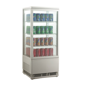 Amitek Espositore Refrigerato per Bibite AK78EB - Lt 78 - Temperatura +0° +12° C